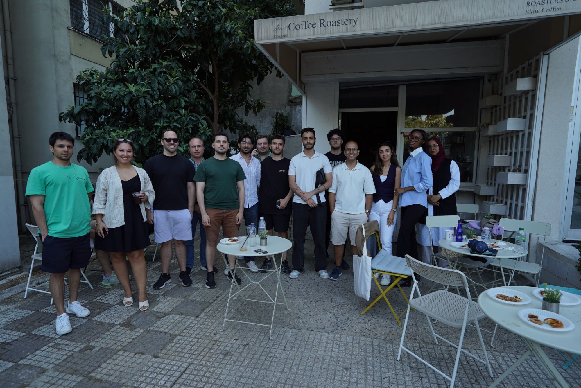 Stellar event at Hi Coffee Roastery — group photo