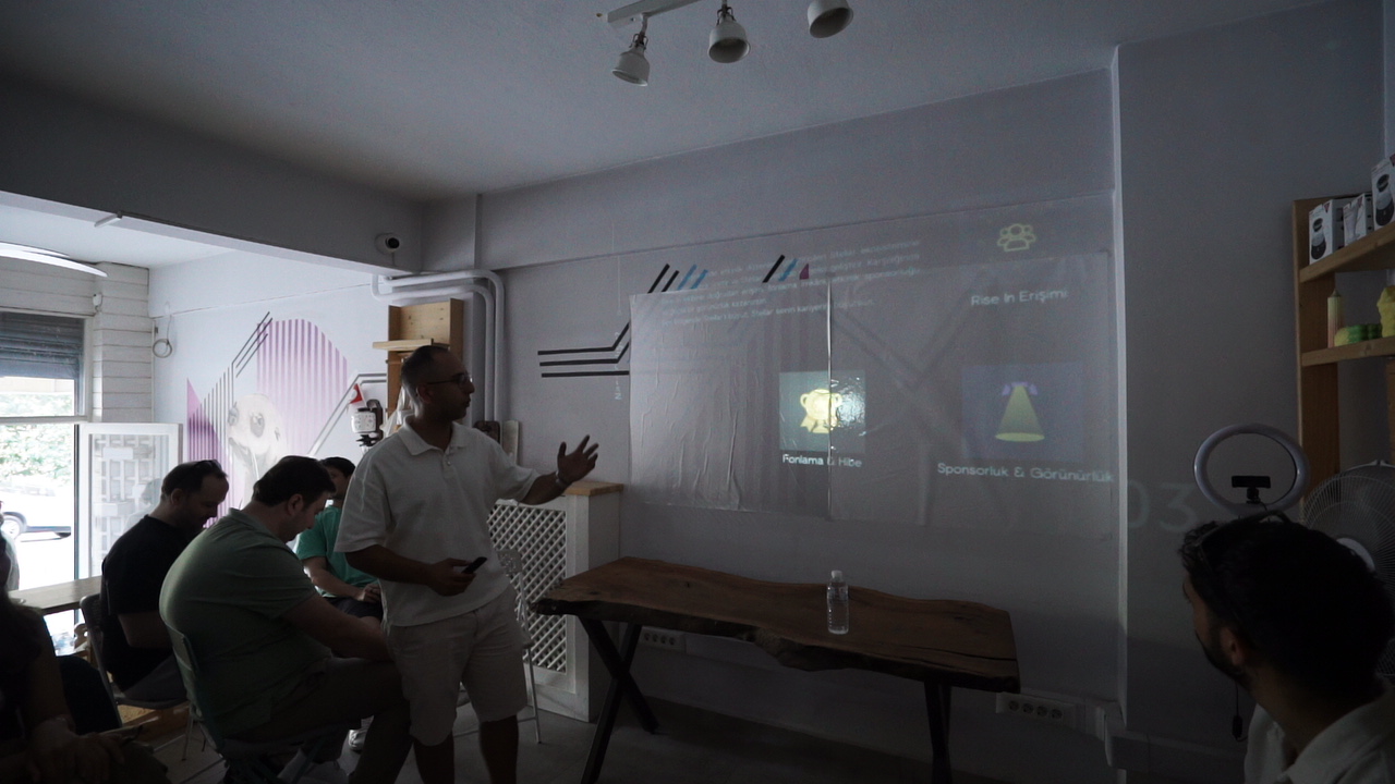 Stellar event presentation